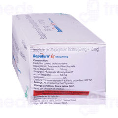 Dapaturn S 50mg/10mg Tablet 10