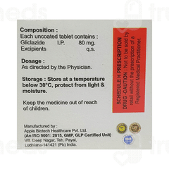 Dayclazide 80 MG Tablet 10