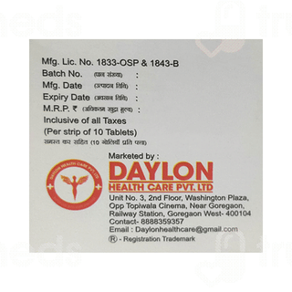 Dayclazide 80 MG Tablet 10