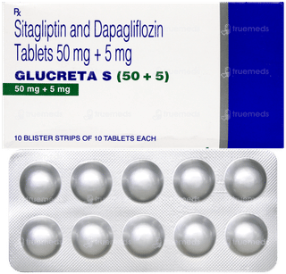 Glucreta S 5 + 50 Tablet 10