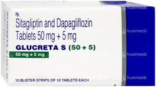 Glucreta S 5 + 50 Tablet 10
