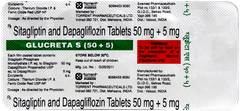 Glucreta S 5 + 50 Tablet 10 Glucreta S 5 + 50 Tablet 10