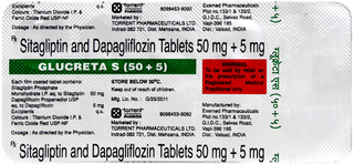Glucreta S 5 + 50 Tablet 10