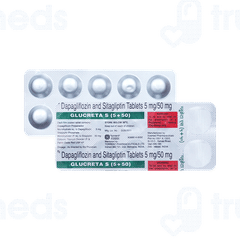 Glucreta S 5 + 50 Tablet 10 Glucreta S 5 + 50 Tablet 10