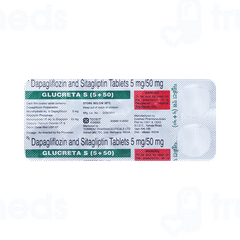Glucreta S 5 + 50 Tablet 10 Glucreta S 5 + 50 Tablet 10