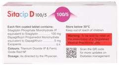 Sitacip D 100/5 Tablet 10 Sitacip D 100/5 Tablet 10