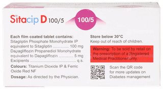 Sitacip D 100/5 Tablet 10