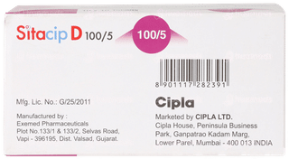 Sitacip D 100/5 Tablet 10