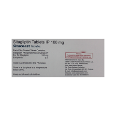 Sitacoast 100 MG Tablet 10 Sitacoast 100 MG Tablet 10