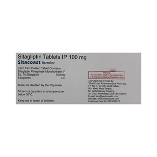 Sitacoast 100 MG Tablet 10