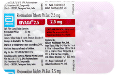 Rivaxa 2.5 Tablet 15 Rivaxa 2.5 Tablet 15