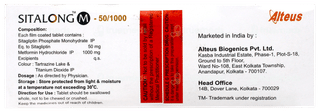 Sitalong M 50/1000 Tablet 15