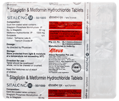 Sitalong M 50/1000 Tablet 15 Sitalong M 50/1000 Tablet 15