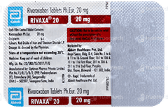 Rivaxa 20 Tablet 15 Rivaxa 20 Tablet 15