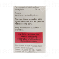 Vildaneo 50 MG Tablet 15