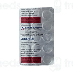 Vildov 50 MG Tablet 15 Vildov 50 MG Tablet 15