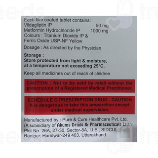 Glipcian M 1000 MG Tablet 10