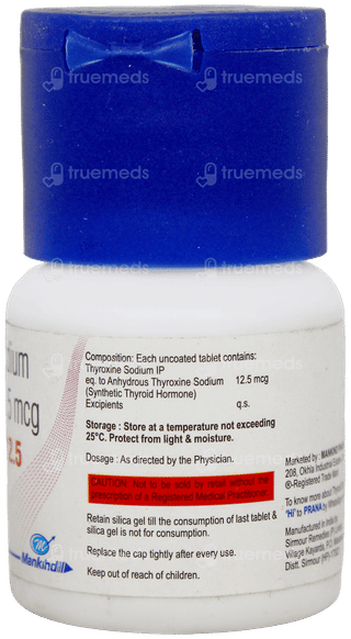 Thyroneed 12.5 Tablet 120