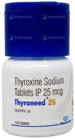 Thyroneed 25 Tablet 120 Thyroneed 25 Tablet 120