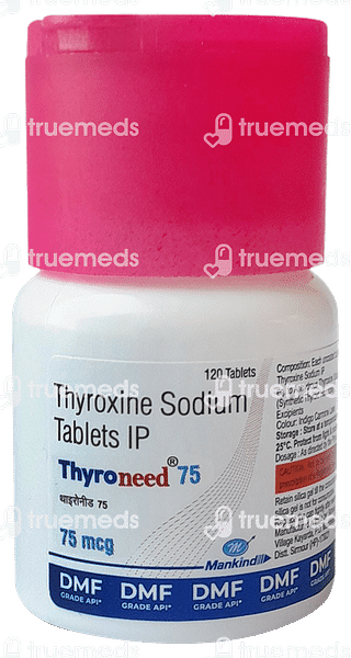 Thyroneed 75 Tablet 120