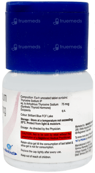 Thyroneed 75 Tablet 120