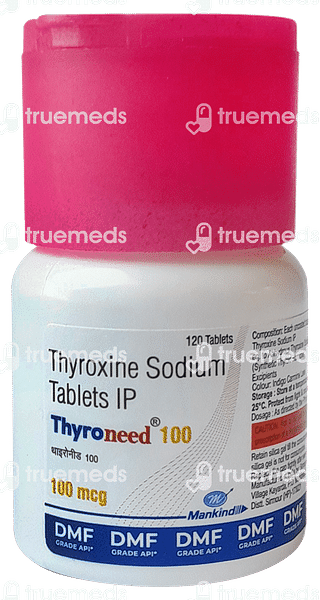 Thyroneed 100 MCG Tablet 120