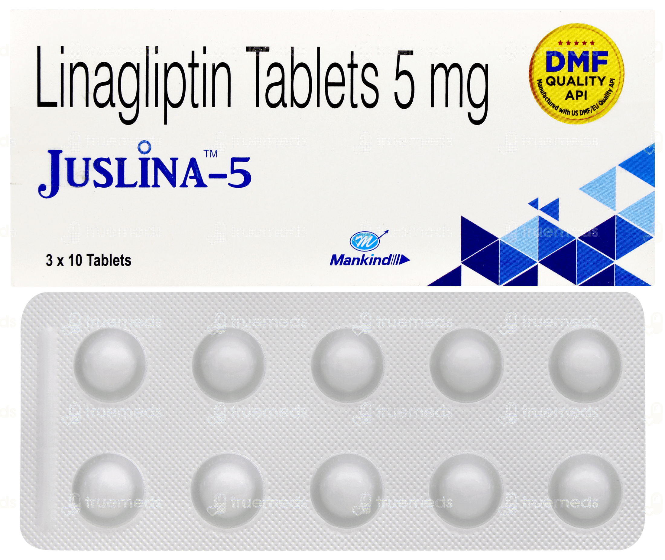 Jusline Injection Juslina 5 Mg Tablet 10 - Uses, Side Effects, Dosage, Price | Truemeds