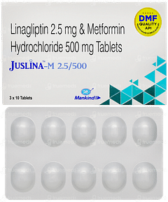 Juslina M 2.5/500 Tablet 10