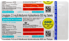 Juslina M 2.5/500 Tablet 10 Juslina M 2.5/500 Tablet 10