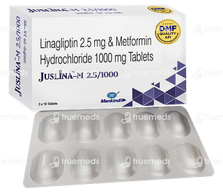 Juslina M 2.5/1000 MG Tablet 10