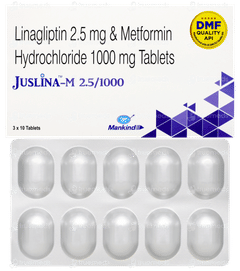 Juslina M 2.5/1000 Tablet 10