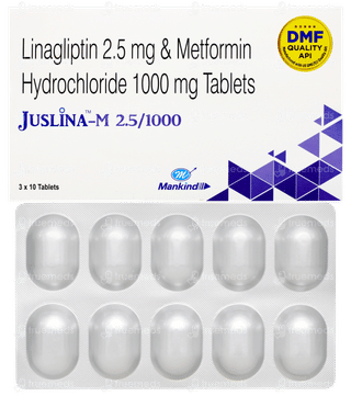 Juslina M 2.5/1000 Tablet 10