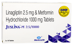 Juslina M 2.5/1000 Tablet 10
