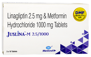 Juslina M 2.5/1000 Tablet 10