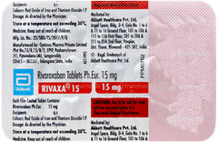Rivaxa 15 Tablet 15 Rivaxa 15 Tablet 15