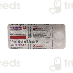 Amloford 2.5 MG Tablet 10 Amloford 2.5 MG Tablet 10