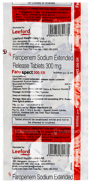 Farospect 300 Er Tablet 6