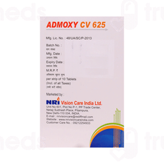 Admoxy Cv 625 Tablet 10