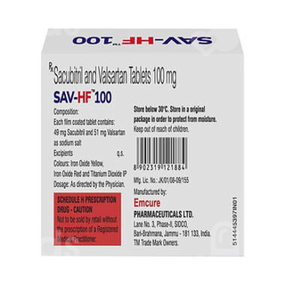 Sav-hf 100 MG Tablet 10