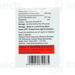 Careclav 625 MG Tablet 10 Careclav 625 MG Tablet 10