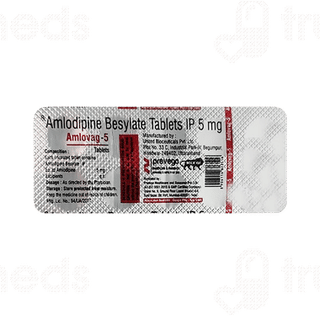 Amlovag 5 MG Tablet 10