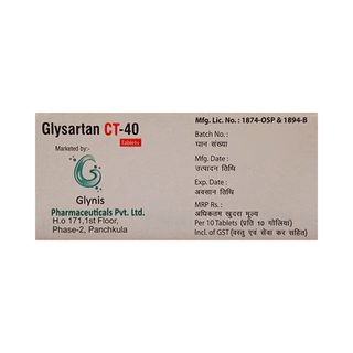 Glysartan Ct 40 MG Tablet 10