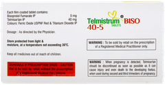 Telmistrum Biso 40-5 Tablet 10 Telmistrum Biso 40-5 Tablet 10