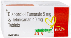 Telmistrum Biso 40-5 Tablet 10 Telmistrum Biso 40-5 Tablet 10