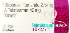 Telmistrum Biso 40-2.5 Tablet 10 Telmistrum Biso 40-2.5 Tablet 10