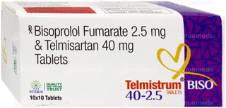 Telmistrum Biso 40-2.5 Tablet 10