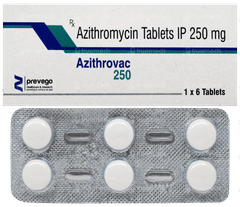 Azithrovac 250 MG Tablet 6 Azithrovac 250 MG Tablet 6
