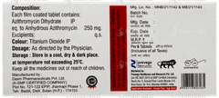 Azithrovac 250 MG Tablet 6 Azithrovac 250 MG Tablet 6