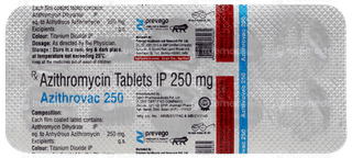 Azithrovac 250 MG Tablet 6