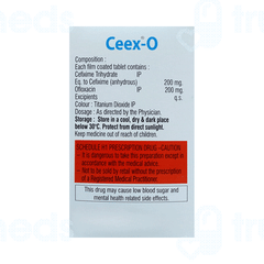 Ceex O 200/200 MG Tablet 10 Ceex O 200/200 MG Tablet 10